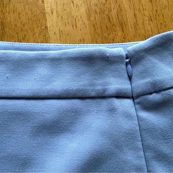 LOFT Light Blue double scalloped Skirt - Picture 5 of 5